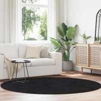 vidaXL Alfombra de pelo largo NAVARRA 200x200 cm poliéster en color Gris claro/Gris oscuro/Beige y más - details 3