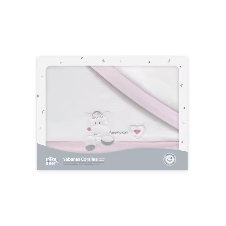 JUEGO DE CUNA DE CORALINA MODELO CORAZON AMOROSO - 1