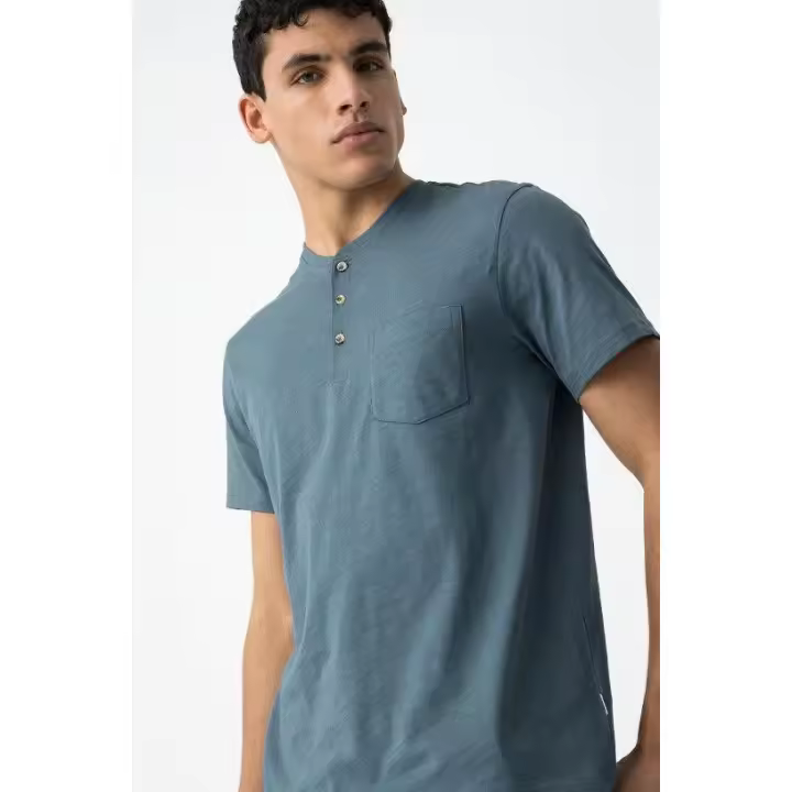 Camisetas Hombre Marcas Ropa Tiffosi Tiffosi hombre  Camiseta -Tiffosi- Brian azul mirage - 1