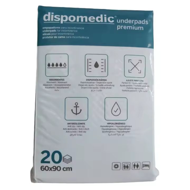 Empapador 60x90 desechable 100 UNIDADES, entremetida impermeable, suapel para adultos y mascotas. CV Medica - 1