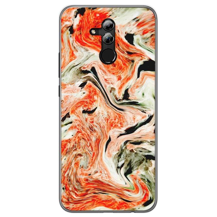 Generico Cover compatibile con Cover Huawei P20 Lite Io amo New York mantieni la calma e vai/Gel di silicone morbido TPU