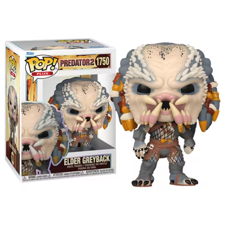 Funko Predator 2 Elder Greyback Pop Plus 1750 Funko Pop Depredador - 1