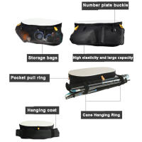 Bolsa De Correr Multifuncional De Gran Capacidad Con Malla Elástica Para Deportes Bolsa De Teléfono Móvil Para Ciclismo Y Montañismo Unisex - details 3