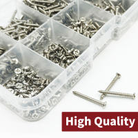 Kit De 800 Piezas De Tornillos Auto-Abrazadores M2 Con Juego De Tornillos De Bloqueo Y Clavos Para Madera Herramienta De Carpintería DIY - details 2
