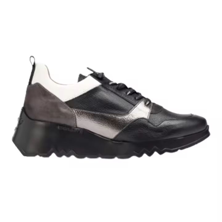 Shoes Zapatos Sport Mujer marca Wonders modelo E-6730 para mujer en color negro plomo - 1