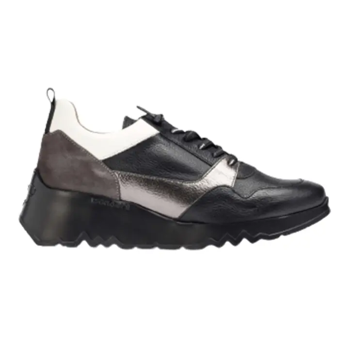 Shoes Zapatos Sport Mujer marca Wonders modelo E-6730 para mujer en color negro plomo - 1