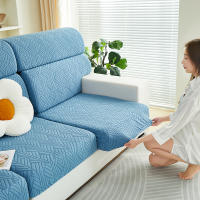 Cubierta De Sofá Con Patrón De Jacquard Rayado Estilo Capa De Ducha Versátil Todo El Año Fácil De Instalar Para Sofá L Asiento Individual Y Sofá De Dos Plazas - details 14