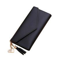 Cartera Larga De Mujer 2025 Moda En Cuero PU Suave Negro Luz Gris Rojo Con Cierre De Cremallera Sección Longitud Clutch Bolsa Moneda - details 28