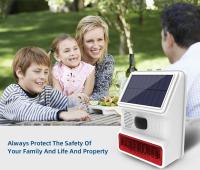 Alarma Solar Inalámbrica 433MHZ Con Sonido Y Luz Flash Para Exterior Sistema De Seguridad Hogar PGST GSM Silbato De Alarma - details 11