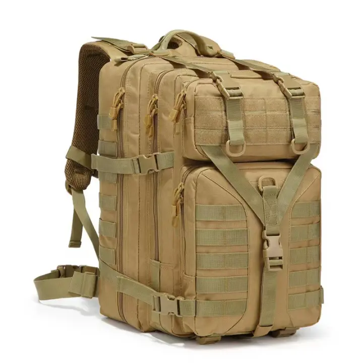 Mochila de gran capacidad para deportes al aire libre, bolsa de camping, senderismo, bolsa táctica, bolsa de viaje a prueba de salpicaduras, mochila de montañismo - 1