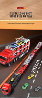 Gran Camión De Transporte De Coches Lloy Deformable Y Plegable Multifuncional Regalo Educativo Para Niños Modelo De Deportivos - details 7