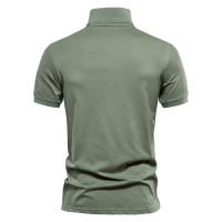 2024 Primavera y novedad de verano, POLO deportivo de solapa de algodón puro para hombre, camisa POLO de talla europea, camiseta de manga corta bordado informal a la moda para hombre - details 8