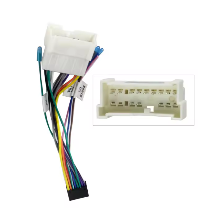 Cable De Conversión Para Radio De Coche Compatible Con Hyundai Elantra Celesta Accent Azera Sonata Tucson KIA Carens Picanto Cerato Forte Accesorios Multimedia Para Coche - 1