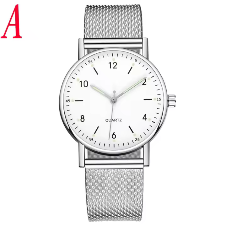 Reloj De Cuarzo Para Mujer Dorado Rosa De Lujo Reloj De Pulsera Casual Marca Top Acero Tungsteno Montre Femme Relogio - 1