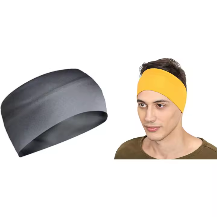 Diadema de entrenamiento para mujeres y hombres: banda para el cabello ancha, que absorbe la humedad y antideslizante para hacer ejercicio o banda para el sudor deportiva: mantiene el cabello en su lugar - Performance St - 1