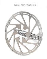 Rotas De Freno Para Bicicleta De Montaña Y Carretera Hidráulico Disco Acero Tamaño 140mm 160mm 180mm 203mm Color Plata/Arco Iris - details 3