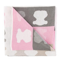 Manta reversible Multi Ositos Jaquard - details 2