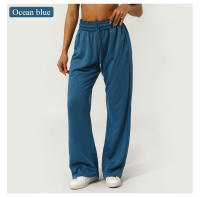 Pantalones Deportivos De Mujer Con Cintura Alta Y Bolsillo Lateral Pantalones Anchos Para Correr Y Gimnasio - details 8