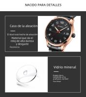 Reloj De Pulsera De Lujo Para Hombre CURREN De Acero Inoxidable Con Movimiento De Cuarzo Manos Luminosas Fecha Automática Estilo Casual - details 7