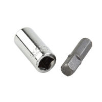 Adaptador De Destornillador Hexagonal a Impulso Para Herramienta De Impacto O Taladro 1/4 Pieza Individual Parte Del Herramienta Cuadrada - details 5