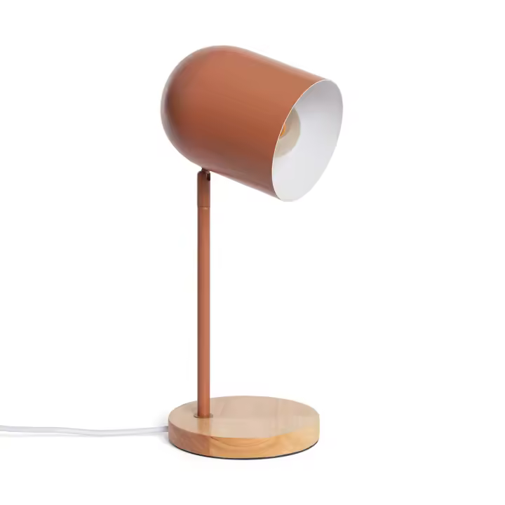 Ledkia Lámpara de Mesa Metal Kidonge Blanco - 1