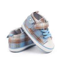 Zapatillas De Lona Para Bebé Primera Caminata Suave Algodón Moda Casual Zapatillas De Pre-walking Para Niños Y Niñas 0-6-12 Meses Azul/Negro/Rosa - details 10