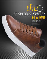 Zapatos Casuales De Cuero Para Hombre Mocasines Urbanos Cómodos Zapatillas Skateboard Color Marrón Tienda En Línea De Moda Masculina - details 2