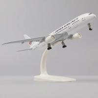 Modelo De Avión De Juguete De Aleación De Metal 20cm Air Japan Airlines B787 Airways Con Ruedas Kit De Construcción Para Colección - details 2