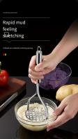 Triturador De Papas De Acero Inoxidable Resistente Máquina De Molienda Manual Para Cocina - details 2