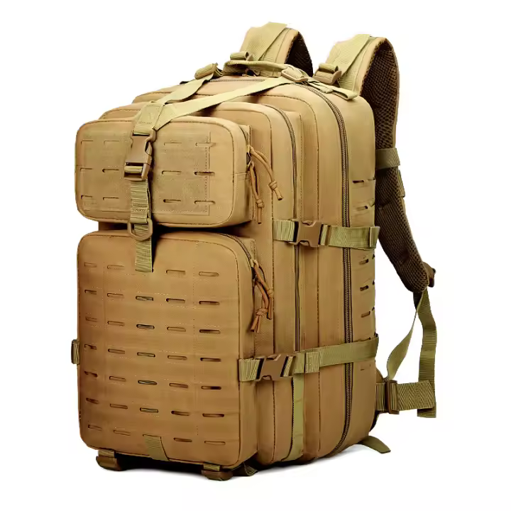 Mochila de camuflaje militar para exteriores, mochila táctica multifuncional de gran capacidad para hombres, para montañismo, viajes y acampada. - 1