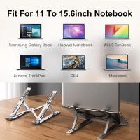 Soporte Portátil Para Laptop De Aluminio Compatible Con Macbook Air pro Accesorios De Soporte Para Computadora Plegable Base Para PC - details 2