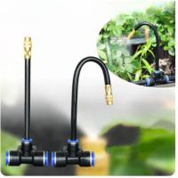 Juego De Riega Automático Universal 5-20M Con Boquilla De Cobre Rotativa Para Jardín Y Balcones Kit De Riego Con Atomización - details 0