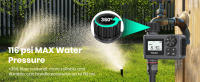 Sistema De Riego Inteligente Insoma Con Timer Automático Sprinkler Programador Para Jardín IPX5 Pantalla LCD Material Plástico Resistente Al Agua - details 6