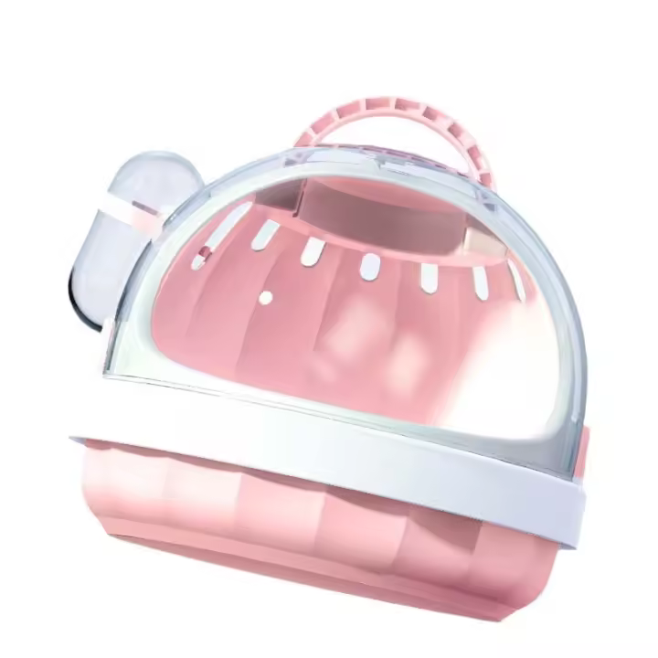 Nueva Caja Para Hamster Portátil Con Cesta Exterior Y Ramas De Flores Bolsa De Miel Para Ratones Y Coletas Material De Plástico - 1