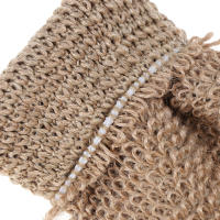 Guante Exfoliante De Baño Con Fibra Natural Esponja De Limpieza Masajeador Para Ducha Y Baño Accesorio De Higiene Personal - details 3