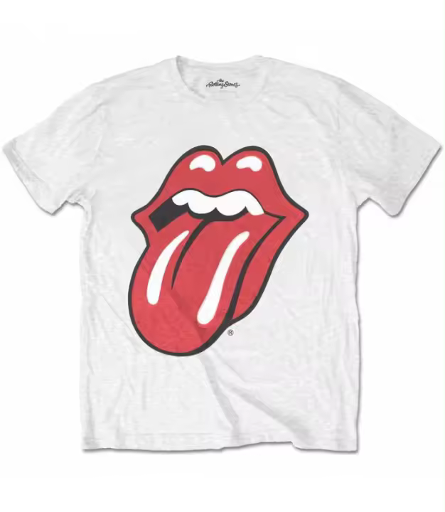 The Rolling Stones: Classic Tongue Tee Camiseta oficial chico ROCK OFF RSTS03MW - 1