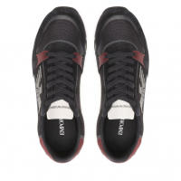 Emporio Armani Zapatillas Zapatos Hombre Azul Rojo X4X537 XM678 Q441 - details 2
