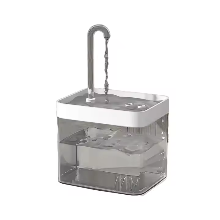 Bebedero eléctrico con filtro automático para mascotas, bebedero silencioso con USB, tazón de recirculación, dispensador de agua, C - 1
