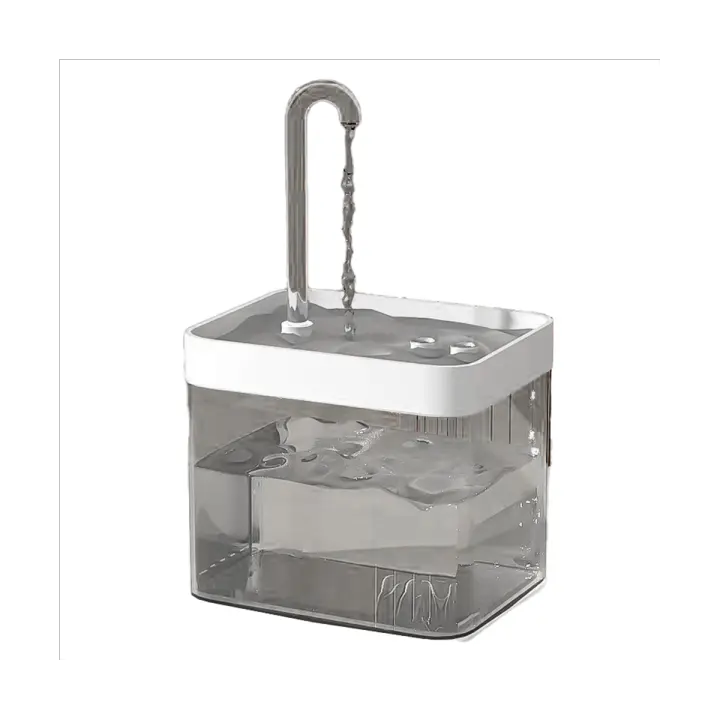 Bebedero eléctrico con filtro automático para mascotas, bebedero silencioso con USB, tazón de recirculación, dispensador de agua, C - 1