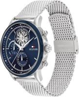 Tommy Hilfiger Reloj Analógico de Cuarzo Multifunción para Hombre con Correa en Acero Inoxidable o en Piel TH1710609 - details 0