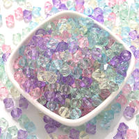 100-200pcs De 6/8mm Cuentas Acrílicas Geométricas Transparentes Para Hacer Joyas Pulseras Collares DIY Manualidades Llavero - details 4