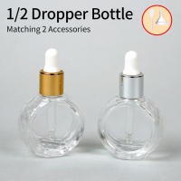 Botella De Rociador De Vidrio Transparente Y Plano 10ml Con 2 Botellas De Espuma 1 Funel Y 1 Taza De Agua Incluidos Accesorios Para Refillable Bottles - details 0
