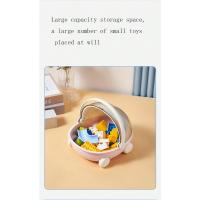 Caja De Almacenamiento Para Escritorio En Forma De Cuna Luminosa Y Resistente a La Polvo Para Juguetes Pequeños Y Snacks Caja De Pedidos De Bloques De Construcción - details 6