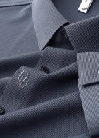 Camisa Casual Para Hombre Con Bordado Slim Fit Antigüice Primavera 2024 Spandex Y Poliéster Cierre Único Estilo Inteligente Casual Talla M a 4XL - details 1