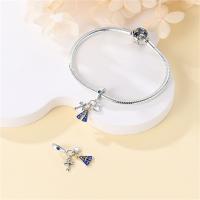 Encanto De Cruz Corona Virgen María En Plata De Ley 925 Para Pulseras Pandora Joyería Fina Para Mujer Regalo Irregular - details 1