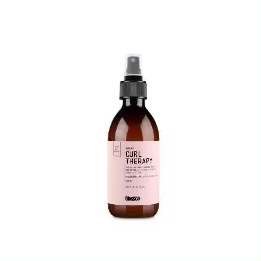 Spray Activador de Rizos Glossco Professional Curl Therapy 250ml - Define Rizos Elásticos  Controla el Encrespamiento - 1