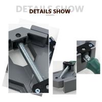 Pinza De Ángulo Recto Con Solapa Única 90 Grados Ajustable Para Carpintería Marco De Pintura Soldadura De Metal - details 6