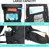 Mochipa de Bicicleta Ligera y transponble, mochipa plegable de 8 L para correr, Gift funcional para hombres y Mujeres en sus despliegues Diarios, cycling, jogging y senderismo. - details 2