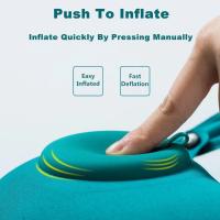 Almohada De Cuello En Forma De U Para Avión Y Coche Inflable Viaje Al Aire Libre 1Pc Material De Fibra De Bambú Relleno De Pollo - details 2