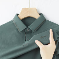 Camisa POLO De Verano Para Hombre Con Estampado De Letras Corta Resistente Al Arrugas Transpirable Ropa Casual SPANDEX Polyester - details 3